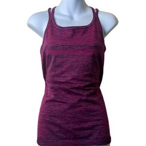 NWOT Burgundy Double Strap Tank.